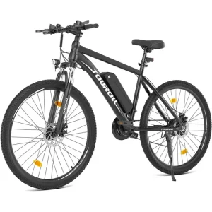 Touroll U1 29 Bicicletta elettrica da montagna - Motore da 250 W - Batteria da 13 Ah - Autonomia di 65 km - Pneumatici CST 29 x 2,25" per tutti i terreni