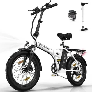 Bicicletta elettrica COLORWAY con pneumatici Fat 20×3.0 - Mountain bike - Batteria 36V12Ah - Autonomia 35-90 km - Motore 250W