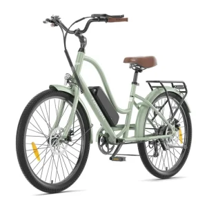Bicicletta elettrica Touroll B2 - Motore da 36 V 250 W - Batteria da 15,6 Ah - Pneumatici da 26" - Manubrio e sella regolabili in altezza