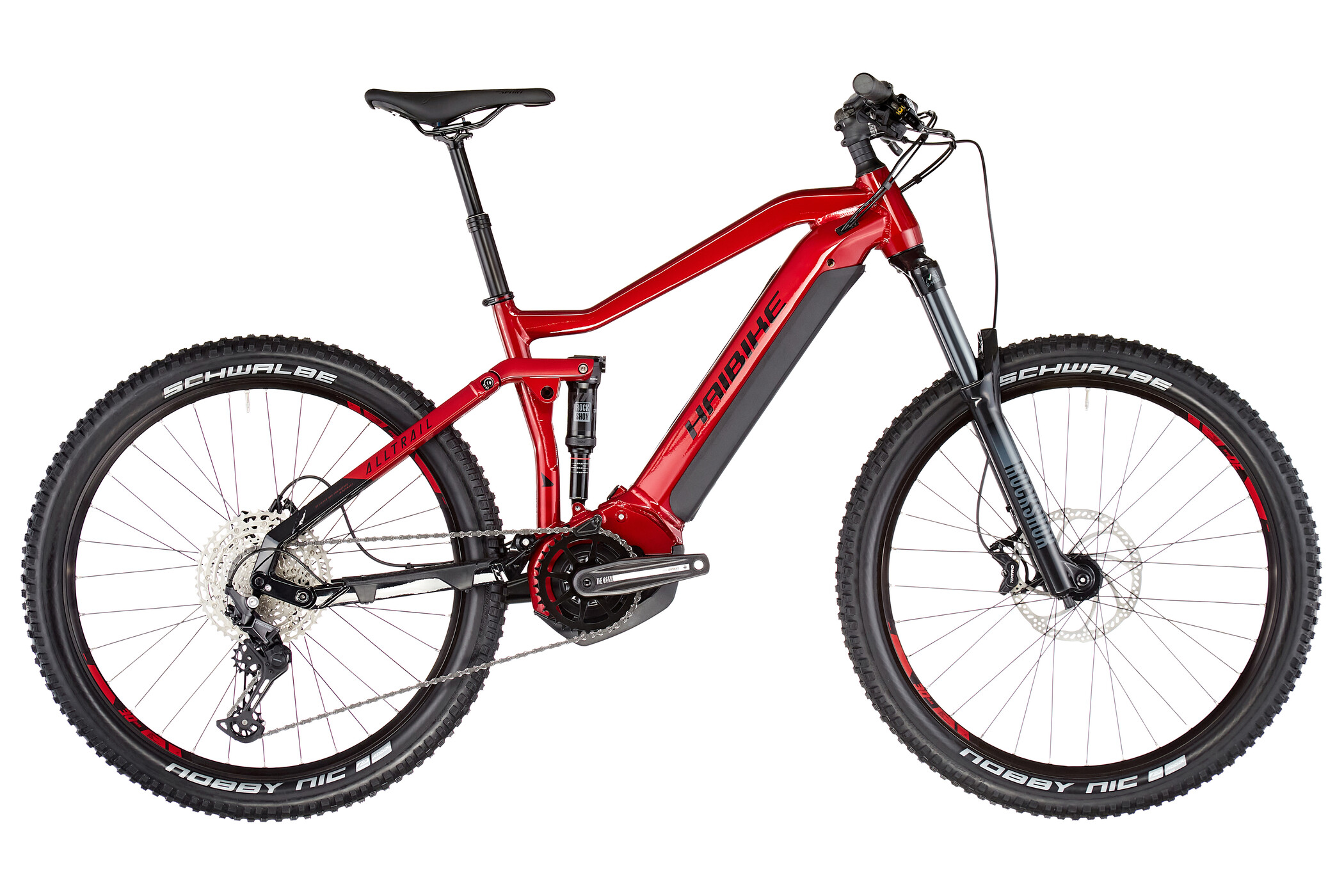 HAIBIKE ALLTRAIL 5 Mountain bike elettrica da 27,5" rossa 2022 – 250 W – 70 Nm – 25 km/h