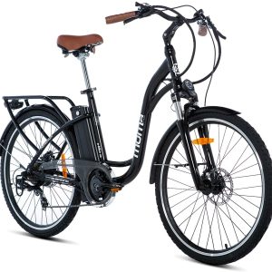Moma Bikes Ebike 26.2 Bicicletta elettrica da città idraulica, Ebike-26.2 Adulto Unisex, Nero, Taglia unica