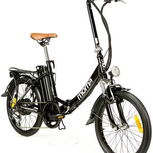 Bicicletta elettrica pieghevole Moma Bikes City, E-20", Alluminio, SHIMANO 7V, Batteria agli ioni di litio 36V 16Ah