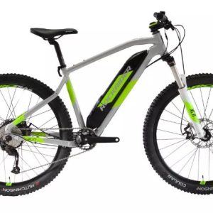 E-ST500 V2 27,5" MOUNTAIN BIKE ELETTRICA, GRIGIO E GIALLO