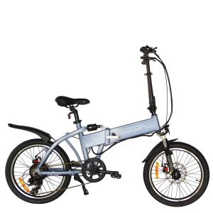 Bicicletta elettrica pieghevole Weebike – Ruota da strada grigia
