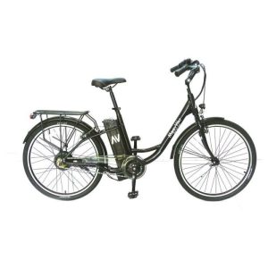Bicicletta elettrica MOOVWAY - Nera - A energia solare