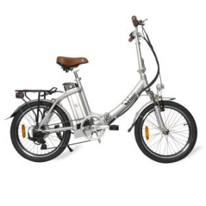 Bicicletta elettrica urbana Velair grigia