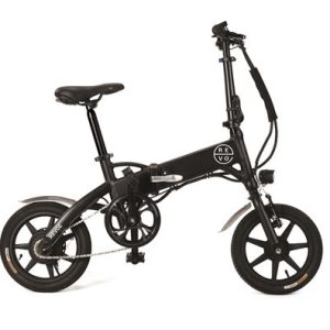 Bicicletta elettrica pieghevole Revoe Urban Black da 14 pollici