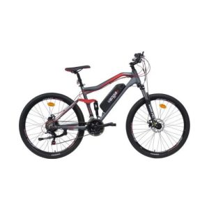 Bicicletta elettrica da montagna ORUS Full Suspension con telaio in alluminio E310 - 27,5" - Cambio Shimano a 21 velocità - Batteria SAMSUNG - Autonomia automatica di 60 km