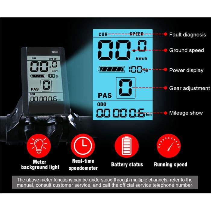 Velo Assistance Electrique-Electric Bike Folding Ebike-Samebike LO26 E-Scooter Adult -350W-35 km/h LCD 110 - 240V Intelligent pl - immagine 2