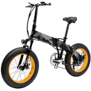 Bicicletta elettrica pieghevole, ciclomotore elettrico per adulti, 500W - 35 km/h, antiscivolo, regolabile per ciclismo all'aperto