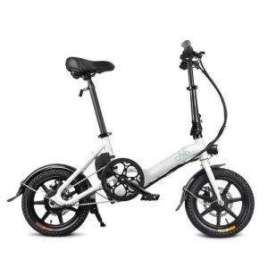 FIIDO D3 Bicicletta elettrica, monopattino elettrico pieghevole, 7.8Ah 2600mAh 250W 25km/h, bianco