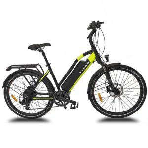 Bicicletta elettrica ibrida VIENA, motore da 350 W, batteria al litio da 840 Wh (cella Samsung) (48 V 17,5 Ah), freni idraulici Shimano. Assemblata 85